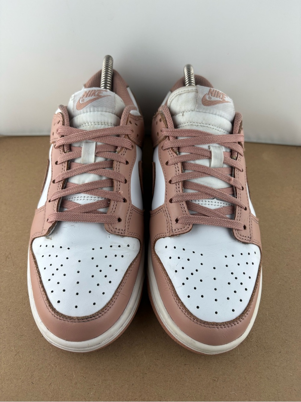 Nike Dunks Low Women's White/Rose Pink Whisper Size 7.5 DD1503-118 - Picture 2 of 9